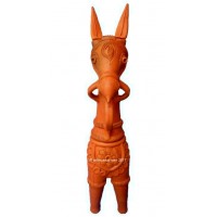 12 Inches Terracotta horse pair 12 Inches Terracotta horse pair