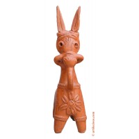 6 Inches Terracotta Bankura Horse (Pair) 6 Inches Terracotta Bankura Horse (Pair)